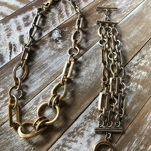 Anne Klein necklace & bracelet set